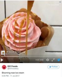 Chrissy Teigen Beri Komentar Pedas pada Es Krim Mawar yang Sedang Tren