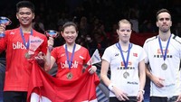 Jadi, kapan bonus untuk empat juara All England itu cair, Menpora? Foto: dok. PBSI