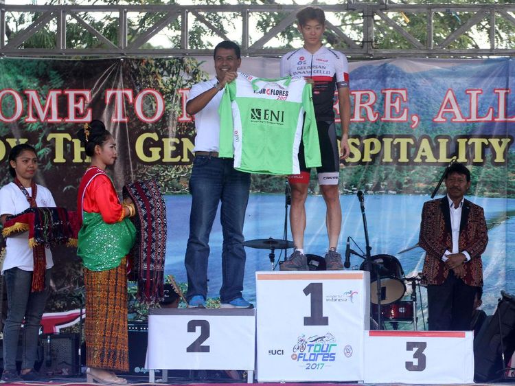 Pebalap Korea Menangi Etape 1 Tour de Flores