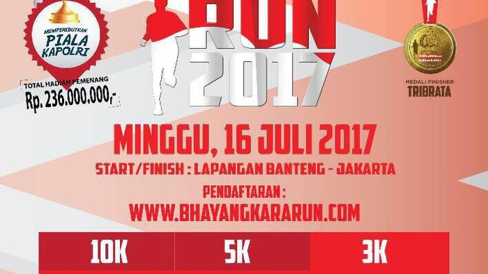 Bhayangkara Run Berhadiah Apartemen hingga Paket Umrah