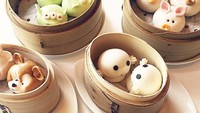 Hong Kong Disneyland punya beragam sajian dim sum berbentuk lucu. Hayo, mau pilih yang mana? (Foto: Istimewa)