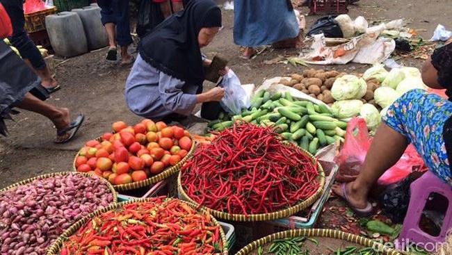 Harga Pangan Pasca Lebaran Masih Tinggi