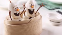 Hong Kong Disneyland juga punya Dim Sum berbentuk Olaf. Mirip gak? (Foto: Istimewa)