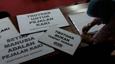 Foto: Perjuangan Agar Orang Indonesia Tak Dicap Malas Jalan Kaki