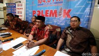 Hadir sebagai pembicara Wakil Ketua DPR, Fadli Zon, Anggota Komisi II Dewan Perwakilan Rakyat (DPR), Yandri Susanto, serta Sekjen Peradi Sugeng Teguh Santoso.