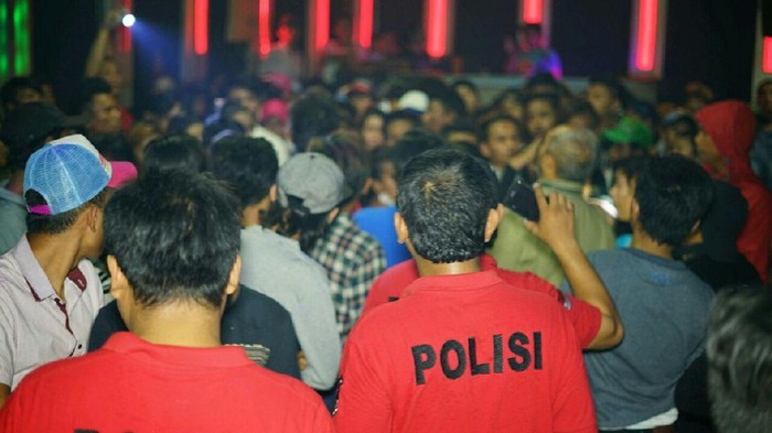 Polisi Amankan Puluhan Motor Tanpa Dokumen Saat Razia Kafe