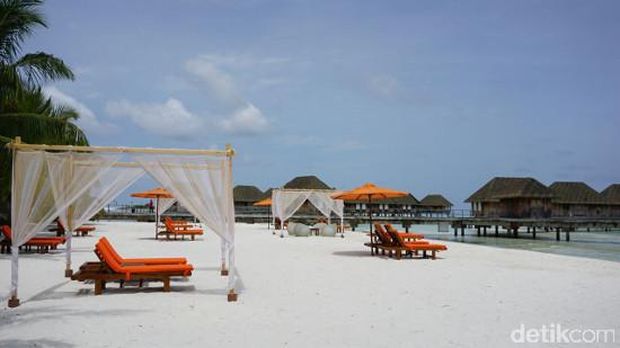 Club Med Kani  Maldives yang punya pantai pasir putih