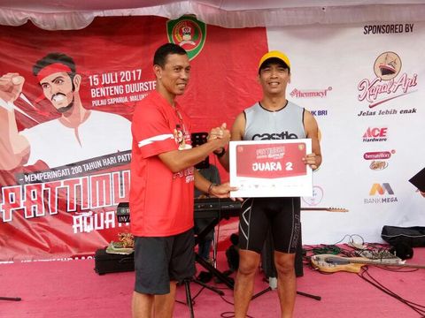 Kenang Jasa Pahlawan, Kodam Pattimura Gelar Lomba Aquathlon