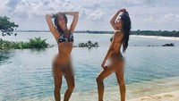 Mereka tampak seksi kala tampil dengan bikini. (Dok. Instagram/valerieethomas)