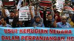 Serikat Pekerja JICT Beraksi di KPK