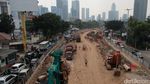 Begini Wajah Proyek yang Berdampak Kemacetan di Seputaran Mampang