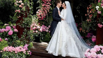 Mereka menikah pada Mei 2017 lampau. Pernikahan mereka kala itu hanya dihadiri oleh orang-orang terdekat. Foto: Dok. Vogue