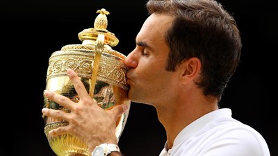 8 Trofi Federer dari Wimbledon