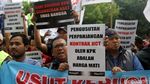 Serikat Pekerja JICT Beraksi di KPK