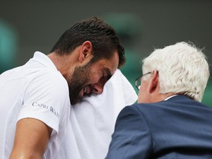 Tangisan Cilic dalam Kekalahannya dari Federer