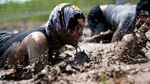 Foto: Serunya Lomba Lari Lumpur di Shanghai, China