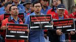 Serikat Pekerja JICT Beraksi di KPK