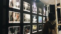 Instalasi seni juga terpajang di beberapa sisi venue. Foto: Instagram Folk Music Festival