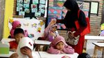 Begini Suasana Hari Pertama Masuk Sekolah di SD El Salam Bekasi