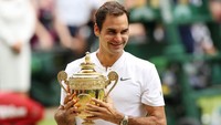 Federer kini secara keseluruhan sudah mengumpulkan 19 gelar grand slam. Foto: Julian Finney/Getty Images