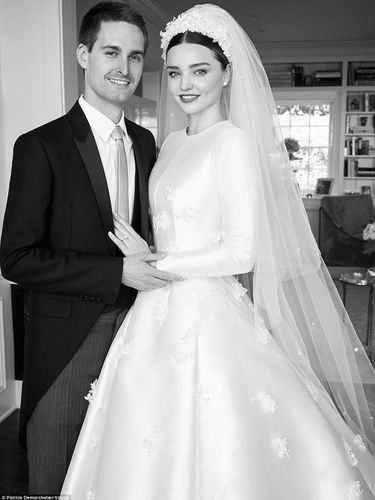 Miranda Kerr dan Evan Spiegel.