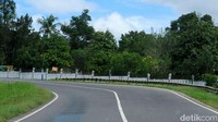 Sepanjang pinggir jalan juga masih asri.
