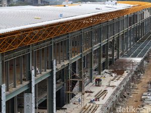 Foto Terkini Stasiun KA Bandara Sudirman Baru