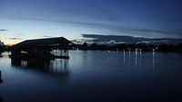 Sungai Kahayan di waktu senja.