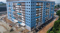Gedung parkir yang terhubung dengan Stasiun Taman Midah. Istimewa/MRT Corp Sdn Bhd.