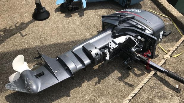 Kapal penyelundup 1 ton sabu mematikan radar agar tidak bisa terdeteksi petugas.