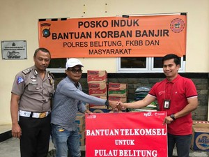 Sempat Kebanjiran, Jaringan Telkomsel Kembali Normal