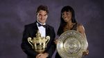 Federer di Wimbledon: 14 Tahun, 8 Trofi, 5 Perempuan