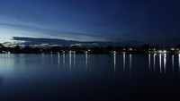 Sungai Kahayan nampak indah di petang hari.