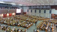 Rapat kali ini dihadiri oleh 311 anggota DPR termasuk yang izin.  (Foto: Andhika Prasetia/detikcom)