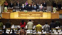 DPR menggelar rapat paripurna membahas pertanggungjawaban APBN 2016, Selasa (18/7/2017) pukul 11.20 WIB.
