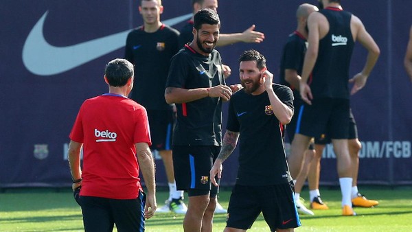 Latihan Lionel Messi cs di Bawah Arahan Ernesto Valverde