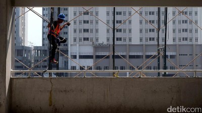 Foto: Pembangunan Wisma Atlet Kemayoran Dikebut