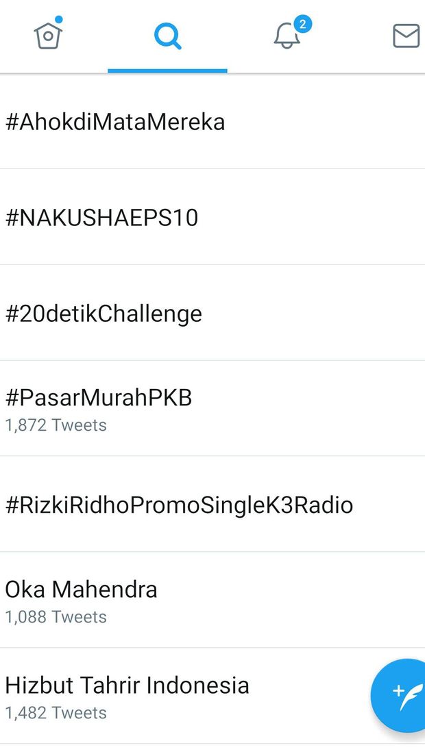 #AhokdiMataMereka Menggema di Twitter