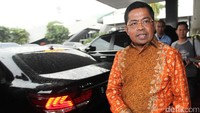 Pertemuan itu membahas surat resmi penetapan Setya Novanto sebagai tersangka kasus e-KTP.