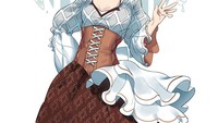 Merek es krim Dairy Queen juga dibuatkan tokoh anime yang cantik. Sang ratu tampak berkelas dengan mahkotanya.