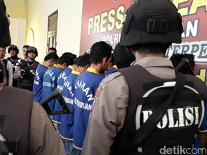 Lima Bandit Jalanan di Pasuruan Diringkus Polisi