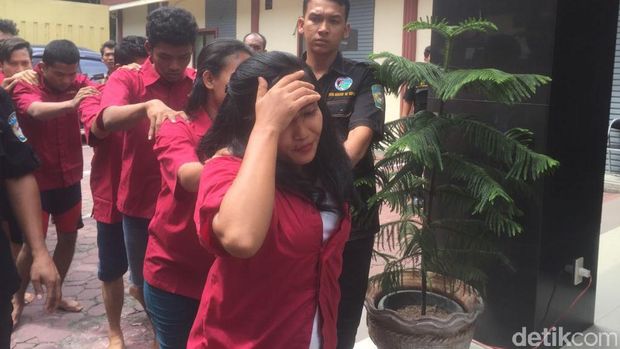  Pemusnahan barang bukti narkoba di Mapolda Sumut, Rabu (19/7/2017)