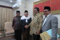  Bertemu OSO, Ketum MUI Bahas Pererat Hubungan Ulama dan Politisi