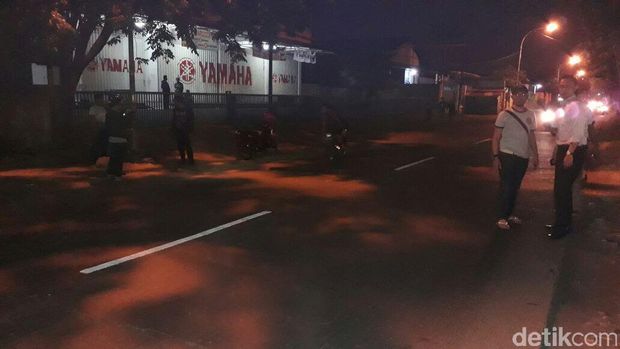 Lokasi penjambretan di Jalan Benowo