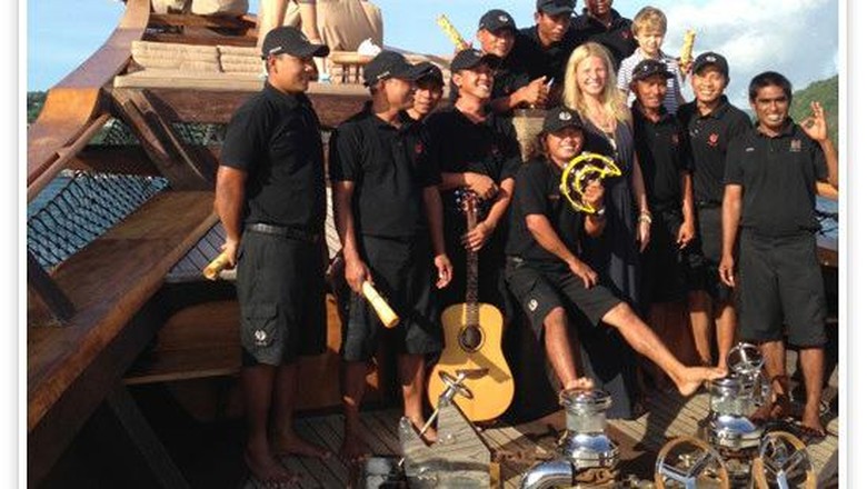 Foto:Gwyneth Paltrow liburan di Pulau Komodo (goop.com) Foto:Gwyneth Paltrow liburan di Pulau Komodo (goop.com)