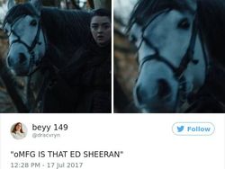 Nongol di Game of Thrones 7, Ed Sheeran Jadi Lelucon Meme
