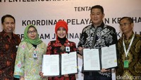 Perjanjian kerja sama ini sebagai pedoman dalam mengatur penanganan kepada peserta, sehingga manfaat yang diberikan sesuai kewajiban dan tanggung jawab masing-masing pihak sebagai penyelenggara Program Jaminan Kecelakaan Kerja dan penyelenggara Program Jaminan Kesehatan.