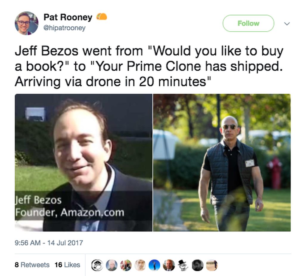 Penampilan Terbaru Bezos Di Sebelah Kanan Sangat Jauh Dari Dirinya Yang Dulu Ketika Amazon Baru Penampilan Terbaru Bezos Di Sebelah Kanan Sangat Jauh Dari Dirinya Yang Dulu Ketika Amazon Baru