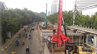 Sementara arah sebaliknya lancar. Foto: Wildan/detikcom