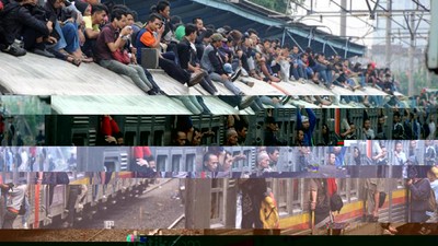 Tengok Foto-foto KRL Dulu dan Sekarang